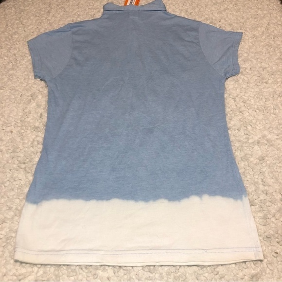 nwt Harley Davidson Live To Ride Stadium Blue Polo Natural Fade Graphic Large - Picture 9 of 9